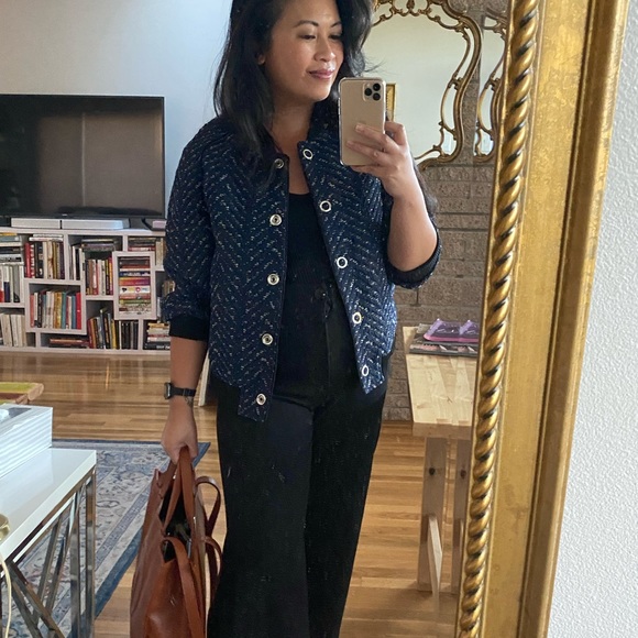 3.1 PHILLIP LIM tweed bomber jacket - Picture 5 of 5